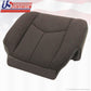 2004 Chevy Silverado 3500 Driver Bottom Replacement Cloth Seat Cover Dark-Gray