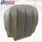 2002 GMC Yukon XL 1500 Denali Driver Side Bottom Leather Seat Cover 2-Tone GRAY
