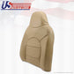 2000 Ford F450 Lariat Front Driver Side Lean Back Replacement Leather Cover Tan