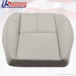 2013 2014 Chevy Tahoe & Suburban Driver Bottom Leather Seat Cover Light Gray