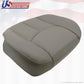 2003 - 2006 Silverado 2500 3500 HD Driver Bottom Leather Seat Cover Gray & Foam