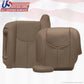 2003 To 06 GMC Sierra 1500 2500 3500 HD Upholstery leather seat cover Tan