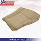 DRIVER Bottom Leather Seat Cover 2003 2004 2005 2006 2007 Cadillac CTS In "TAN"
