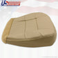 2001 Lincoln Navigator Driver Side Bottom Perforated Leather Seat Cover Tan