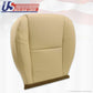 2007 - 2011 Escalade Left Front Bottom Leather Seat Cover Ebony Tan 394