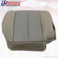 2001 2002 GMC Yukon Denali Passenger Side Bottom Leather Seat Cover 2-Tone GRAY
