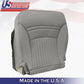 DRIVER & PASSENGER Bottoms Gray Leather Cover 1997-2004 Chevy Corvette SPORT