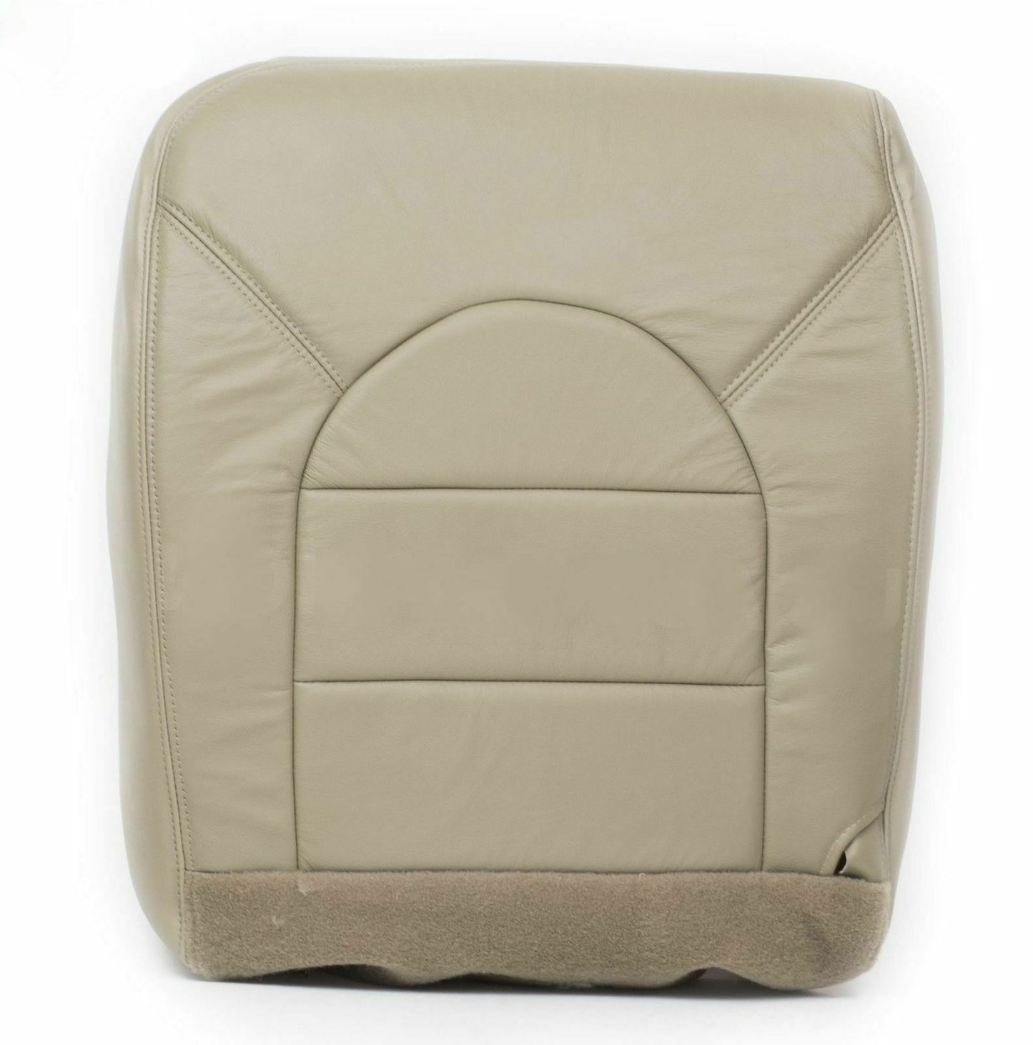 2000 Ford F250 F350 Diesel 4WD Driver Bottom Replacement Leather Seat Cover Tan