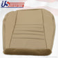 1999 To 2004 Ford Mustang GT Manual Driver Bottom Leather Seat Cover TAN