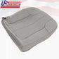 1999 - 2001 Jeep Grand Cherokee Laredo Passenger Bottom Leather Seat Cover Gray