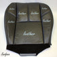2007 - 2013 Chevy Silverado Avalanche Driver Bottom Leather Seat Cover Black