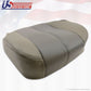 2002 GMC Yukon XL 1500 Denali Driver Side Bottom Leather Seat Cover 2-Tone GRAY