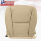 PASSENGER Bottom Leather Perforated Seat Cover TAN For 2006 2007 Lexus GS350