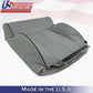 Gray Front Upper Backrest Leather Seat Cover FOR 2006 2007 2008 Lincoln Mark LT