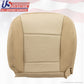 2006 Mercury Mountaineer DRIVER Bottom Replacement Seat LEATHER Cover 2-Tone Tan