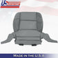 DRIVER PASSENGER Bottom Cloth Seat Cover Dark Ash Gray 2014-2018 Chevy Silverado