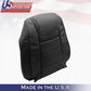 2005 to 2009 For Ford Mustang V6 Passenger Side Top Leather Seat Cover in Black