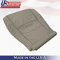 2008 to 2013 For Toyota Highlander Front Passenger Bottom Leather Seat Cover Tan