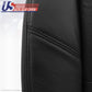 2007 To 2011 Cadillac Escalade Driver Side Bottom Leather Seat Cover Black