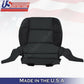 Passenger Bottom Cloth Seat Cover Ebony Black 2014 to 2018 Chevy Silverado 1500