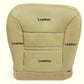 2000 2001 Ford Excursion Limited Driver Passenger Bottom Leather Seat Cover Tan