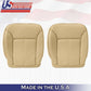 For Mercedes Benz GL350 GL450 BOTTOMS Perforated Leather Cover Tan 2007 To 2012