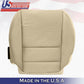Driver Passenger Bottom Perforated Leather Cover Tan For Acura MDX 2007 to 2012