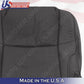 Fits 2006 2007 Lexus IS 350 Passenger Bottom Seat Cover-Perforated Leather-Black