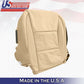 Front Row Bottom covers in Tan Fits 2013 2014 2015 Lexus ES300H ES350