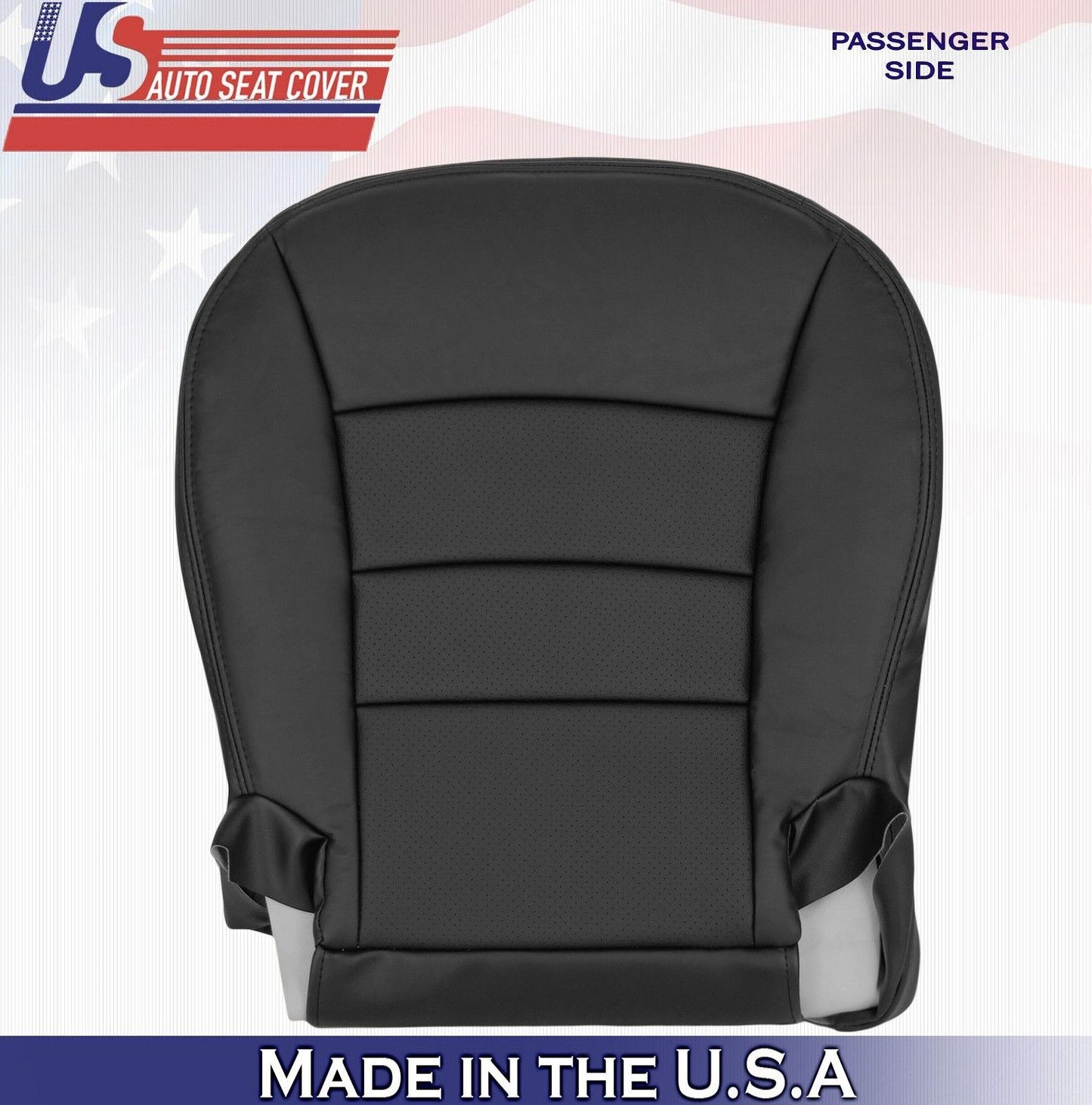 For Chevy Corvette C6 Passenger Side Bottom Leather Seat Cover 2005 to 2012