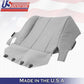2007 to 2011 For Toyota Camry Passenger Side Bottom Synthetic Seat Cover in Gray