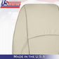 2009 Lexus ES350 Passenger Side Top Perforated Leather Seat Cover Light Tan