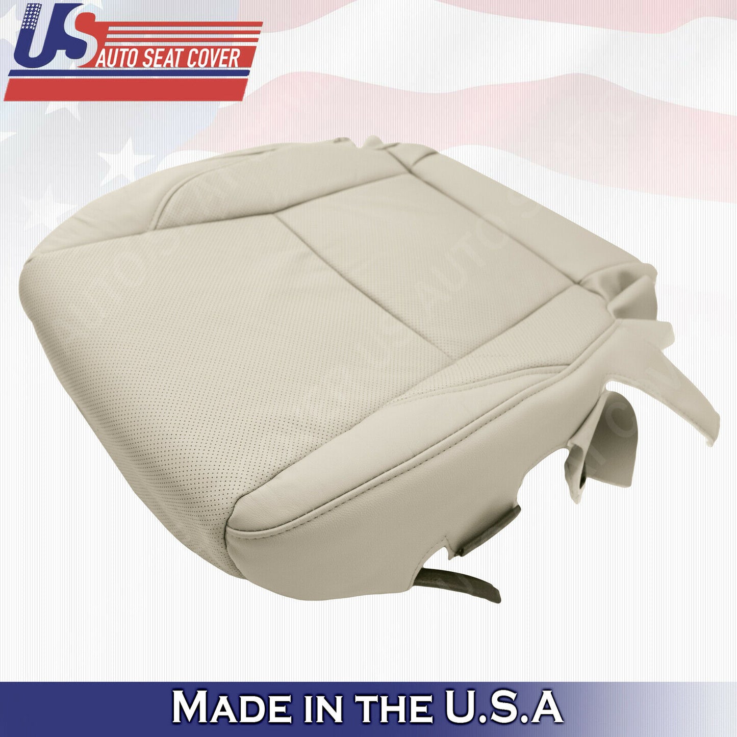 Driver & Passenger Bottom Leather Cover Light Tan 2010 2011 2012 For Lexus ES350