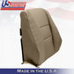 Front Driver & Passenger Tops Leather Cover Tan 2005 2006 2007 2008 For Acura RL