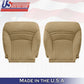 1999-2004 Chevrolet Corvete Driver Passenger lower Perforated Leather cover Tan