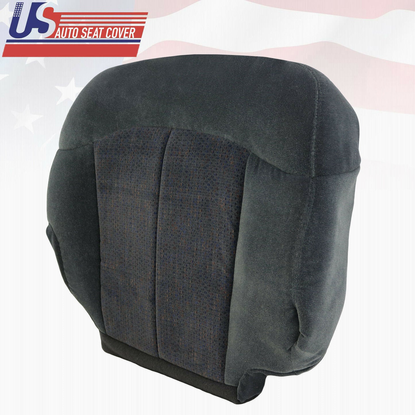 2001-2002 Chevy Z71, LS Driver & Passenger Lower Fabric Seat Cover Dk Graphite