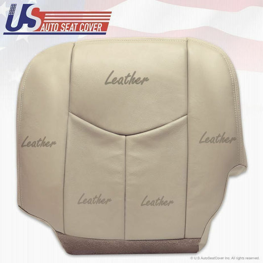 03 -06 Tahoe Suburban Yukon Driver Bottom Leather Seat Cover OEM Replacement Tan