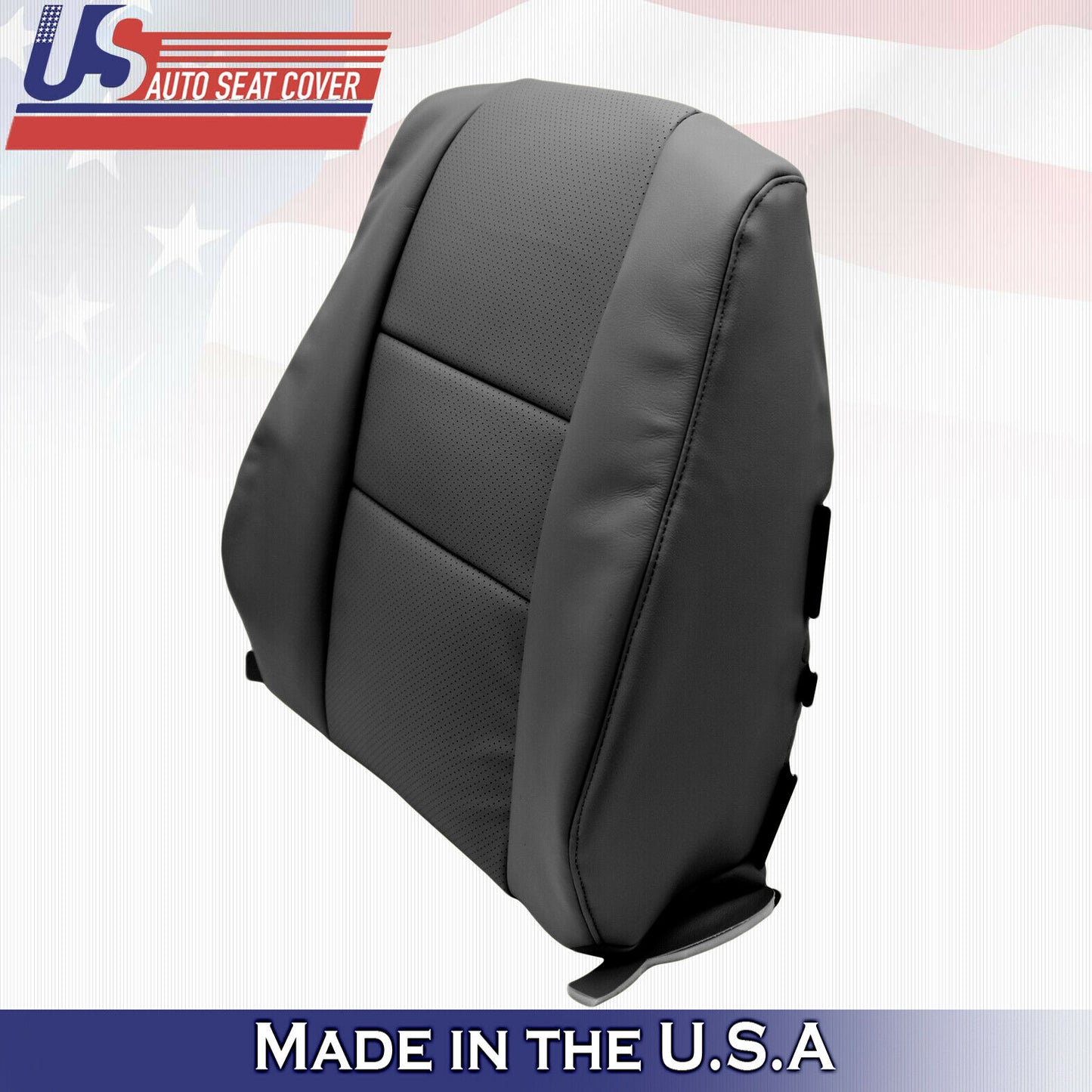 PASSENGER Top Leather Seat Cover Black For 2005 2006 2007 2008 Acura RL