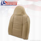 2001 Ford F250 Lariat Front Bottoms & Tops Leather Seat Covers Parchment TAN 4H