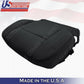 Passenger Bottom Cloth Seat Cover Ebony Black 2014 to 2018 Chevy Silverado 1500