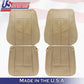 Front Driver & Passenger Leather Covers Camel Tan 2007 to 2014 Ford Expedition