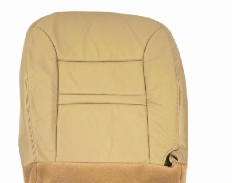 2000 Ford Excursion XLT 4WD Driver Bottom Leather Seat Cover Replacement Tan