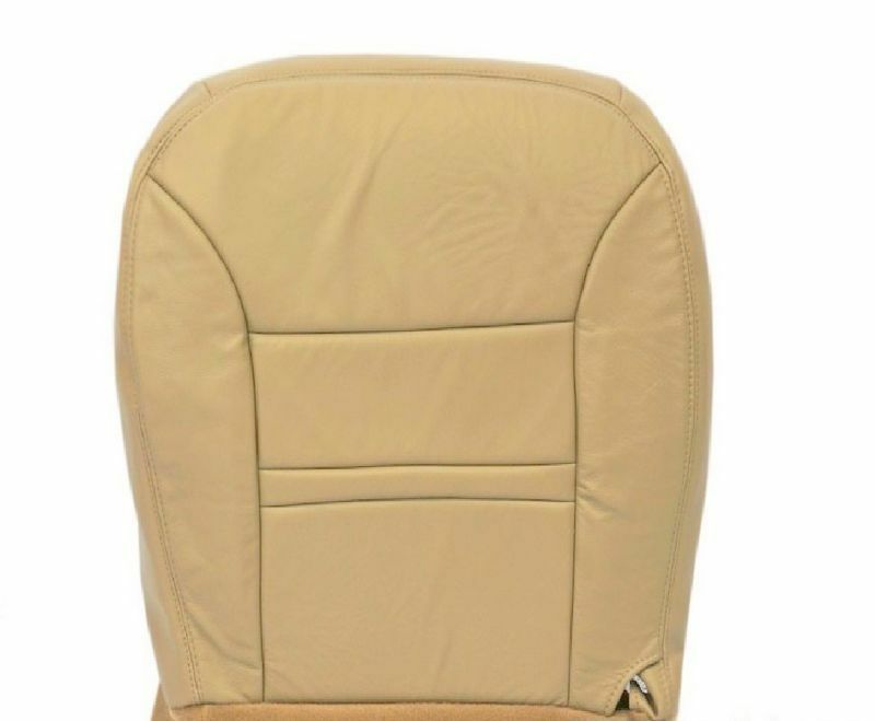 2000 Ford Excursion XLT 4WD Driver Bottom Leather Seat Cover Replacement Tan