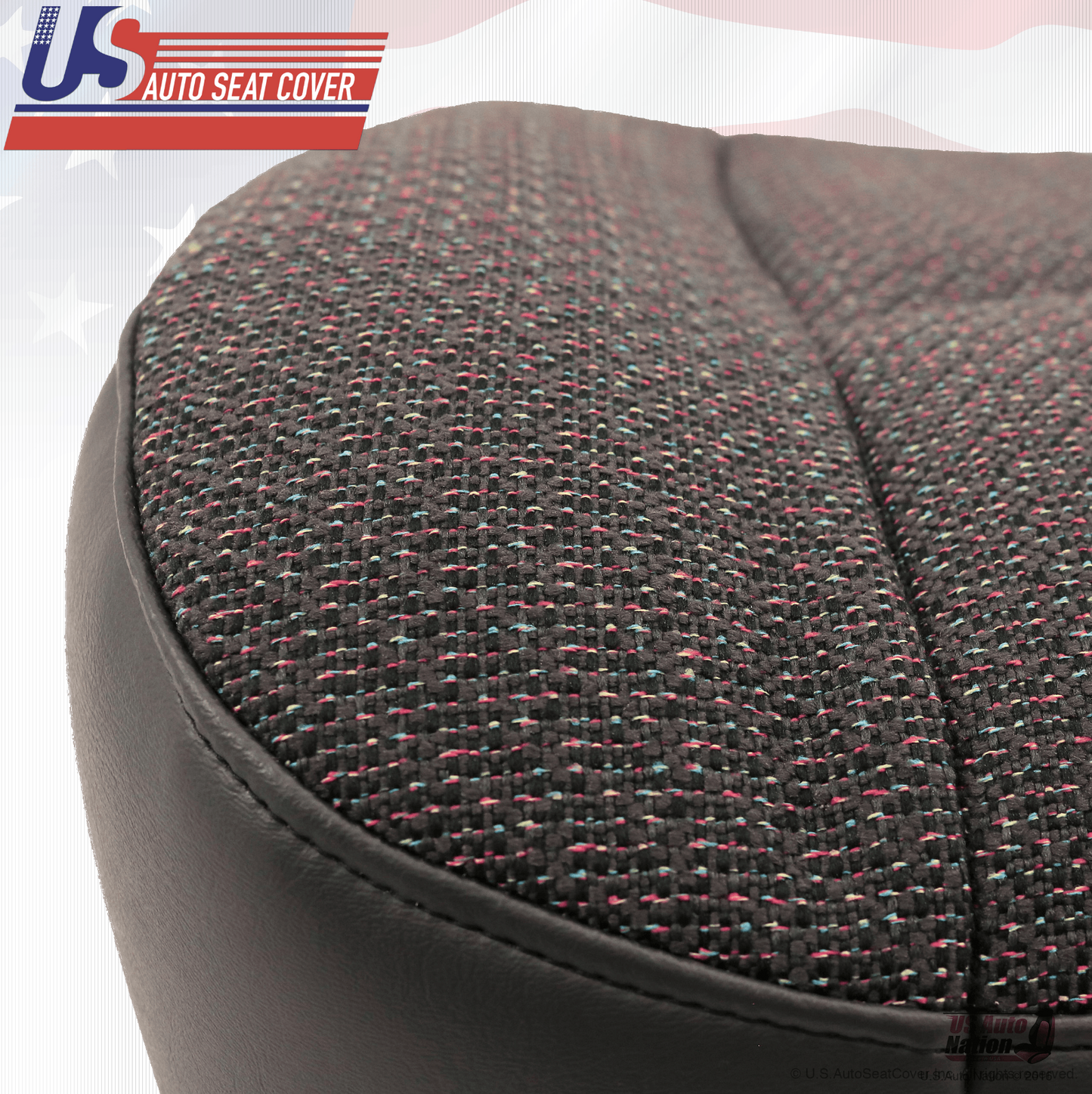 2003 Chevy Silverado 3500 Driver Bottom Replacement Cloth Seat Cover Dark Gray