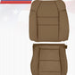 2005 For Acura MDX Passenger Top & Bottom Synthetic Leather Seat Covers Tan
