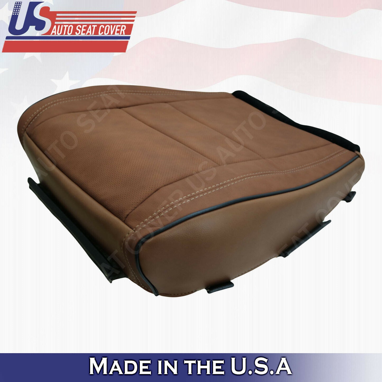 2011 to 2020 Jeep Grand Cherokee Overland Driver Bottom Leather Cover Saddle