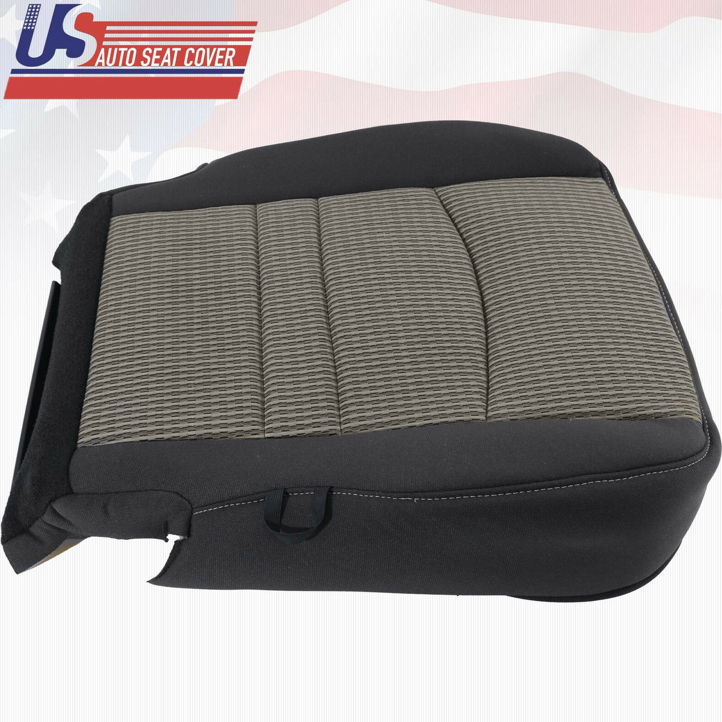 2011 2012 Dodge Ram 1500 2500 SLT Driver/Passenger Bottom CLOTH Seat Cover Gray