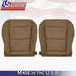 FITS DRIVER/PASSENGER Bottom "Tan" Leather Seat Cover  2004 2005 2006 Acura MDX