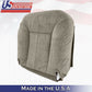 1995 to 1999 GMC Sierra Driver & Passenger Bottom Cloth in Tan & Gray Seat Cover