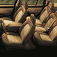 2002 to 2005 Ford Explorer Eddie Bauer Perforated Leather Seat Cover 2Tone Tan